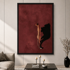 Shadow Leopard Dark Luxury Canvas Wall Art