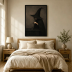 Gothic Witch Pouring Dark Canvas Wall Art