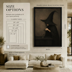 Gothic Witch Pouring Dark Canvas Wall Art