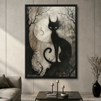 图1 - 月夜黑猫