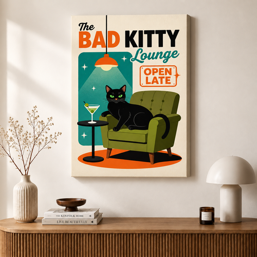 模板2 - Bad Kitty Lounge复古版