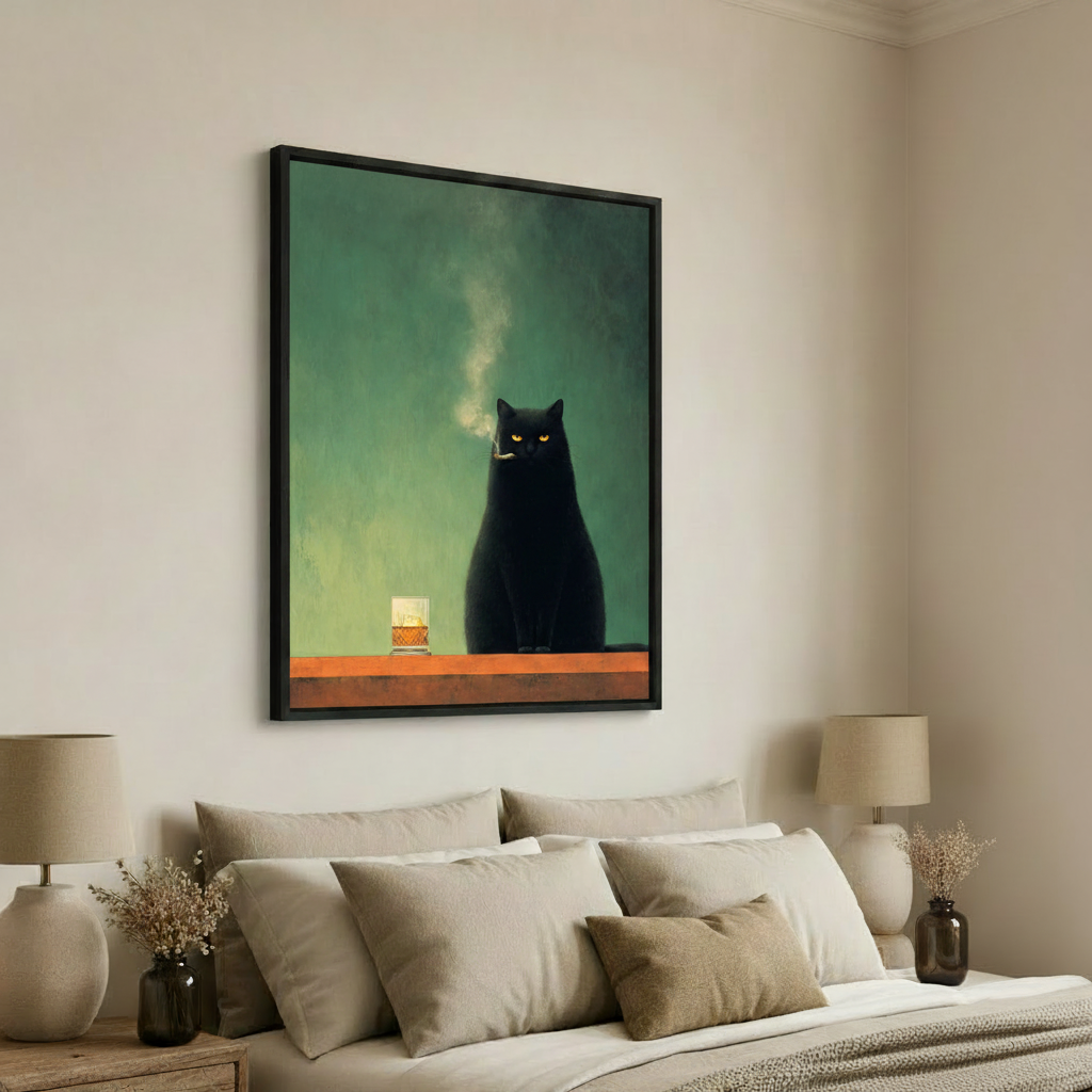 图2 黑猫威士忌 内框画