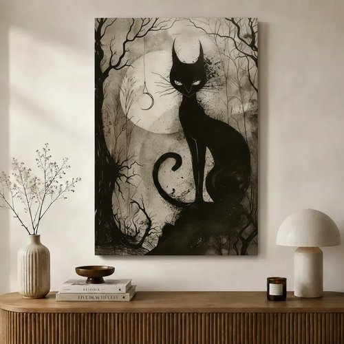 图2 - 月夜黑猫