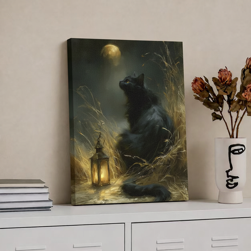 月夜黑猫-模板2