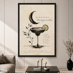 Midnight Margaritas Celestial Cocktail Canvas Art