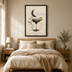 Midnight Margaritas Celestial Cocktail Canvas Art