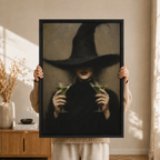 Dark Gothic Witch Wall Art