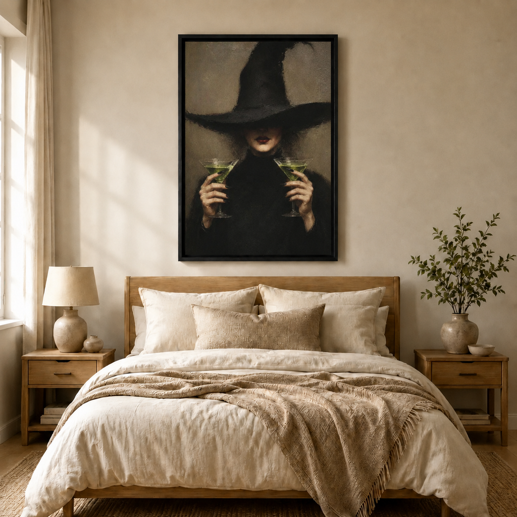 Dark Gothic Witch Wall Art
