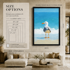 The Unbothered Seagull Canvas Art