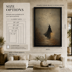 Moody Lantern & Bats Gothic Wall Decor