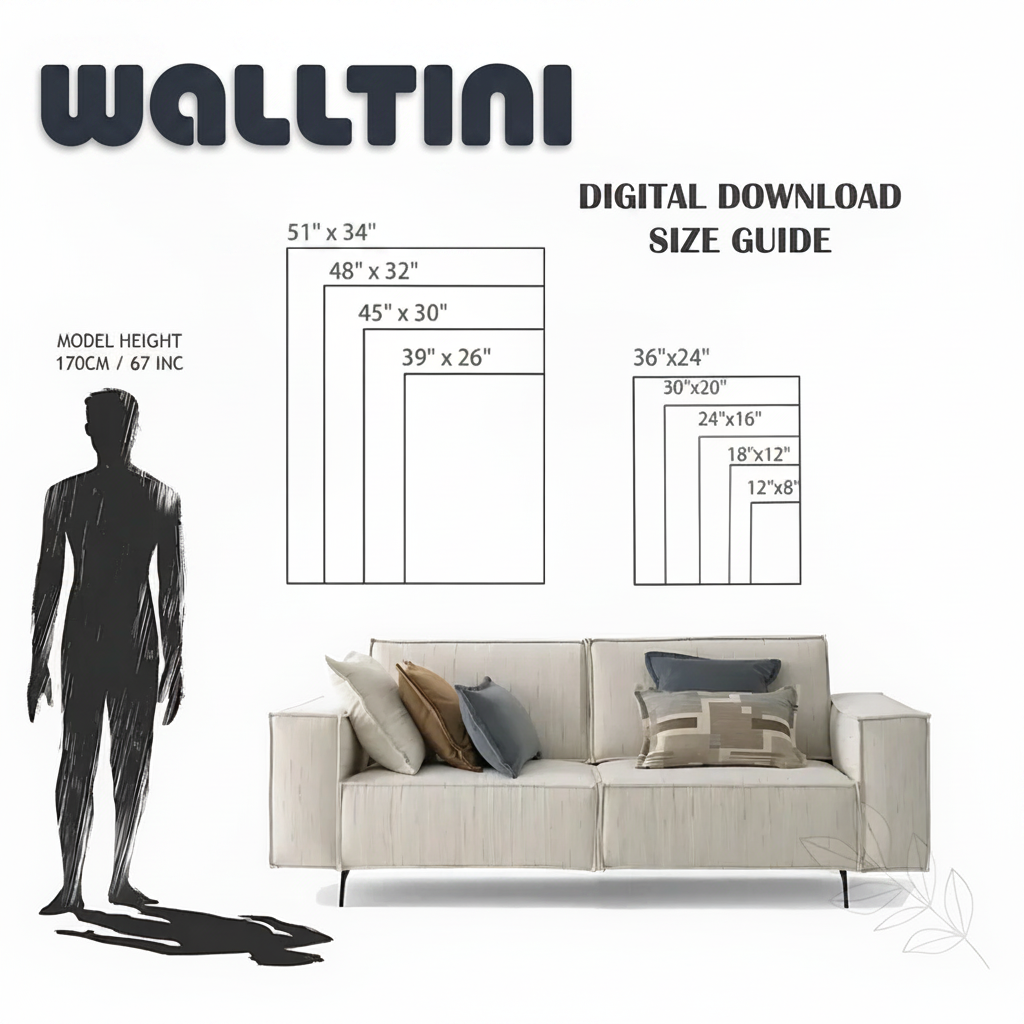 Walltini Size Guide White