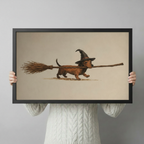 Witch Dachshund - Hand-held Mockup